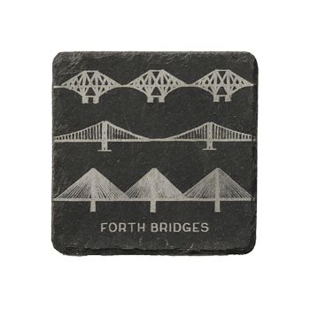Main image of Single Slate Coaster - Forth Bridges