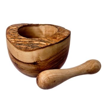 Main image of Olive Wood - Pestle & Mortar Set