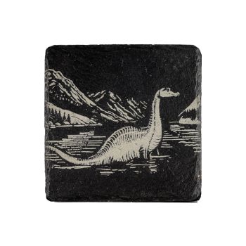 Small image of Single Slate Coaster - Nessie V2